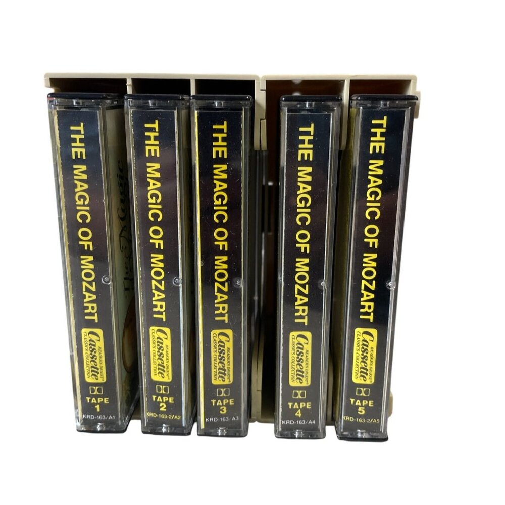 The Magic Of Mozart Cassette Tape Set‎ of 5 Readers Digest